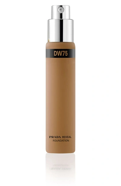 Shop Prada Reveal Skin Optimizing Soft Matte Foundation Refill In Dw75