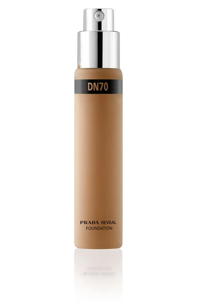 Shop Prada Reveal Skin Optimizing Soft Matte Foundation Refill In Dn70