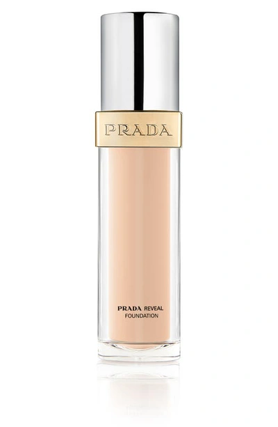 Shop Prada Reveal Skin Optimizing Refillable Soft Matte Foundation In Ln10