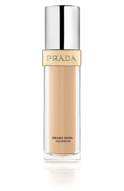 Shop Prada Reveal Skin Optimizing Refillable Soft Matte Foundation In Lw15