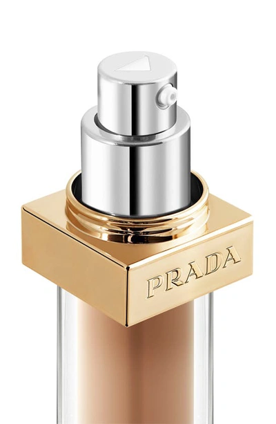 Shop Prada Reveal Skin Optimizing Refillable Soft Matte Foundation In Mw45