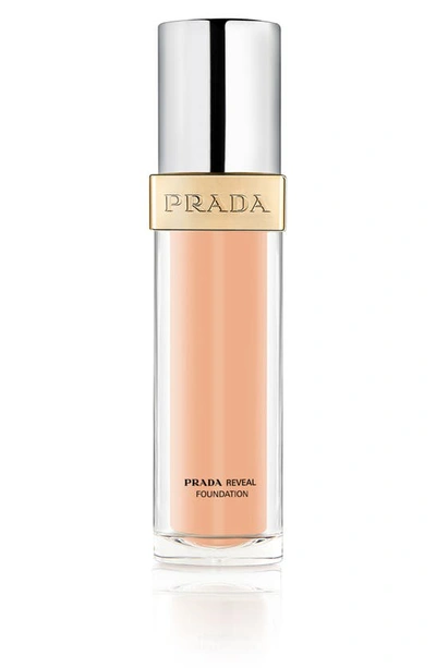 Shop Prada Reveal Skin Optimizing Refillable Soft Matte Foundation In Lc10