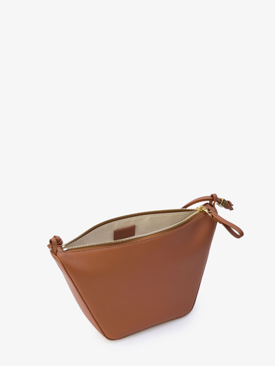 Loewe Mini Hammock Hobo Bag In Classic Calfskin In Buff