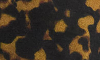 Shop Theory Tortoise Pattern Merino Wool Cardigan In Dark Brown Multi