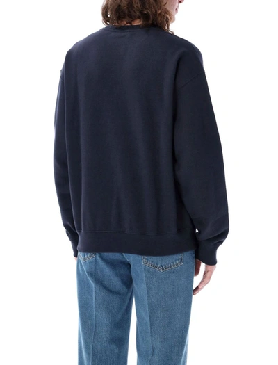 Shop Jil Sander Crewneck Sweatshirt In Midnight Blue