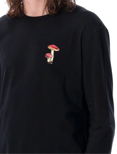 Shop Jil Sander Mushroom Ls T-shirt In Black