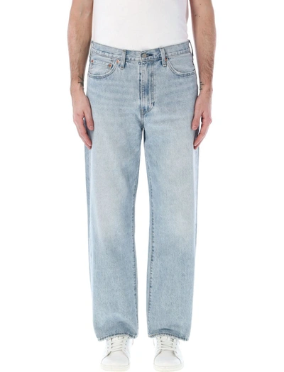 Shop Levi's 568 Stay Loose Jeans In Light Blu
