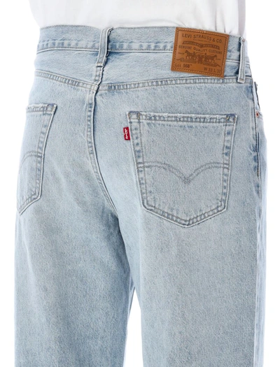 Shop Levi's 568 Stay Loose Jeans In Light Blu