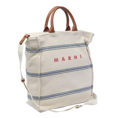 Shop Marni Bags In Beige