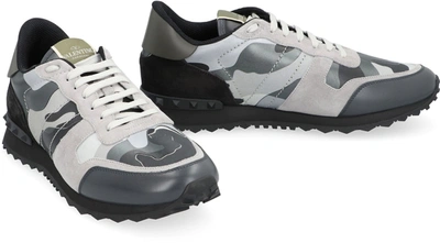 Shop Valentino Garavani - Rockrunner Camouflage-print Sneakers In Multicolor