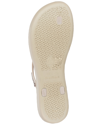 Shop Ipanema Women's Wave Heart Sparkle Flip-flop Sandals In Beige,bron