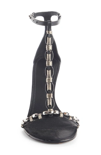 Shop Isabel Marant Einari T-strap Sandal In Black