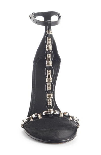 Isabel Marant 85mm Einari-gd Studded Leather Sandals In Black