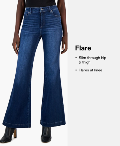 Shop Guess Women's Sexy Flare Jeans In Carrie Dark