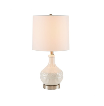 Shop Home Outfitters White Table Lamp, Great For Bedroom, Living Room, Casual