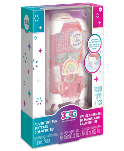 Three Cheers For Girls 3c4g Adventure Fun Suitcase Cosmetic Set In Multi