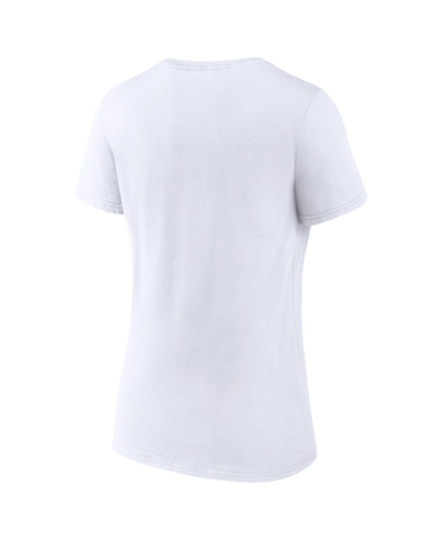 Fanatics Branded White Boston Celtics 2022 Eastern Conference Champions Plus Size Locker Room V-neck In White