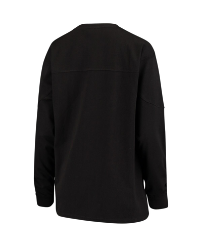 Shop Pressbox Women's Black Purdue Boilermakers Edith Long Sleeve T-shirt