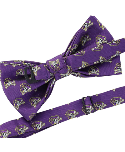 Eagles Wings Men's Purple East Carolina Pirates Repeat Bow Tie In Purple