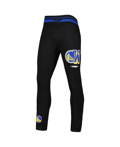 Shop Pro Standard Men's  Black Golden State Warriors Mash Up Capsule Sweatpants