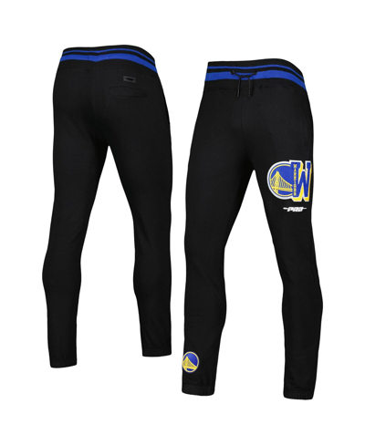 Shop Pro Standard Men's  Black Golden State Warriors Mash Up Capsule Sweatpants