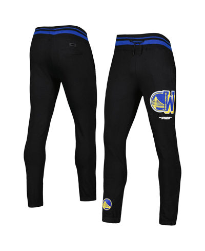 Pro Standard Black Golden State Warriors Mash Up Capsule Sweatpants In Black