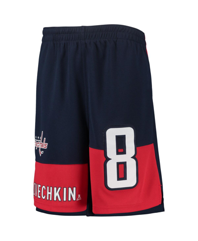 Shop Outerstuff Youth Boys Alexander Ovechkin Navy Washington Capitals Pandemonium Name And Number Shorts