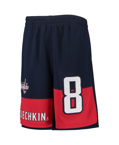 Outerstuff Youth Boys Alexander Ovechkin Navy Washington Capitals Pandemonium Name And Number Shorts In Navy