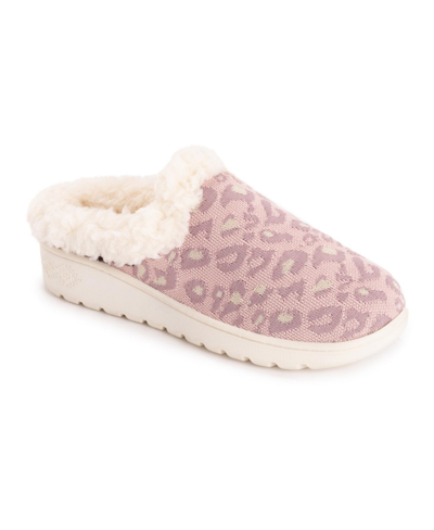 Shop Muk Luks Women's Nony Fly Knit Slippers In Blush