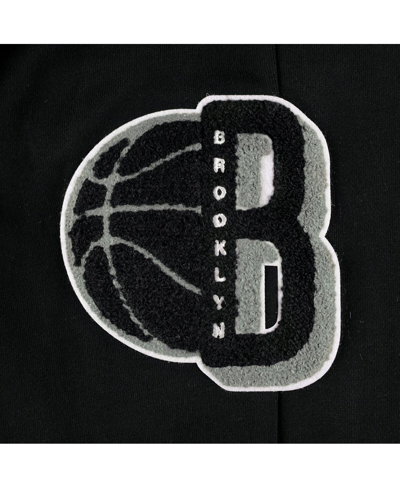 Shop Pro Standard Men's  Black Brooklyn Nets Mash Up Capsule Sweatpants