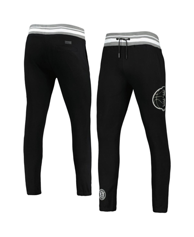 Pro Standard Black Brooklyn Nets Mash Up Capsule Sweatpants In Black