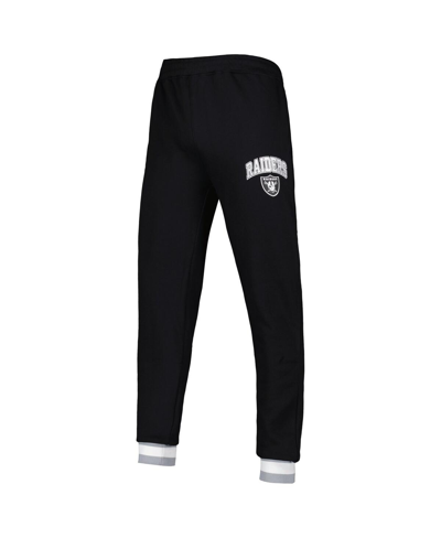 Starter Black Las Vegas Raiders Blitz Fleece Jogger Pants In Black