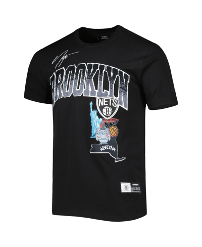 Pro Standard Black Brooklyn Nets Hometown Chenille T-shirt In Black