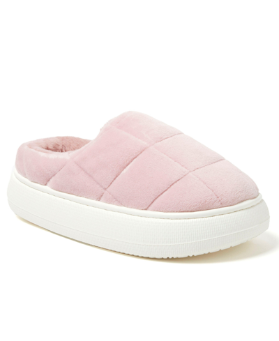 Shop Dearfoams Women's Shea Puff Clog Slippers In Pink