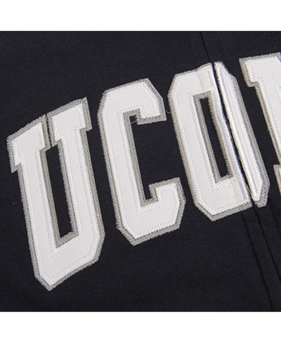 Colosseum Stadium Athletic Navy Uconn Huskies Arched Name Full-zip Hoodie In Navy
