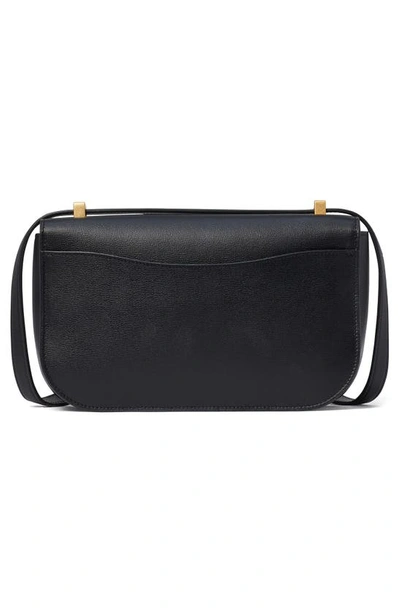Shop Kate Spade Medium Katy Textured Leather Convertible Shoulder Bag In Black