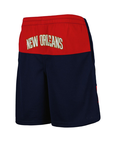 Outerstuff Youth Boys Zion Williamson Navy New Orleans Pelicans Pandemonium Name And Number Shorts In Navy