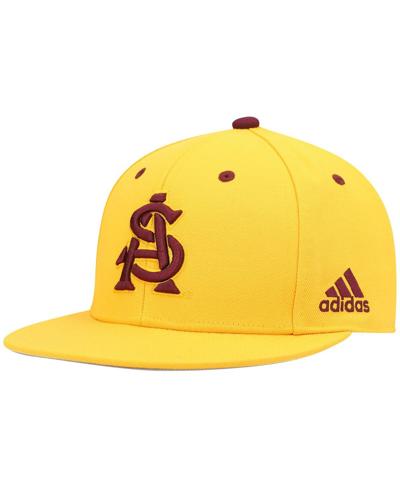 Shop Adidas Originals Men's Adidas Gold Arizona State Sun Devils Team On-field Baseball Fitted Hat