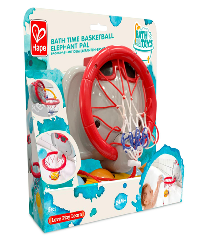 Hape Bath Basketball Elephant Pal In Multi
