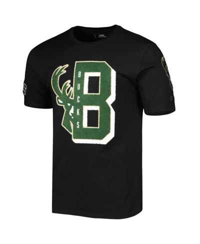 Pro Standard Black Milwaukee Bucks Mash Up Capsule T-shirt In Black