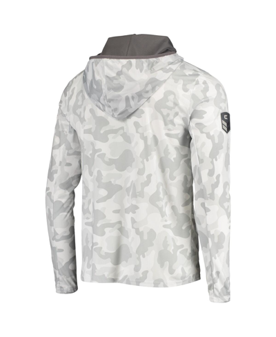 Colosseum Men's  Arctic Camo Oklahoma Sooners Oht Military-inspired Appreciation Long Sleeve Hoodie T In Arctic Camo