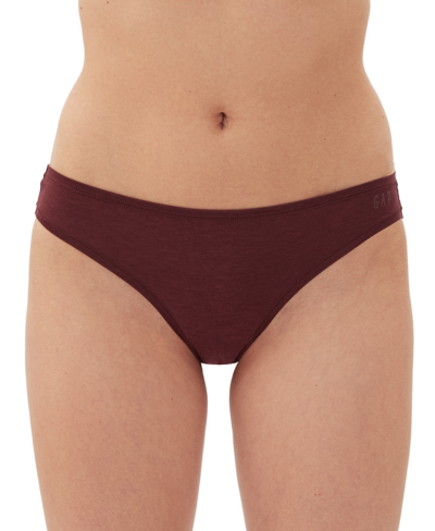 Shop Gap Body Women's Breathe Bikini Underwear Gpw00175 In Windsor Wine