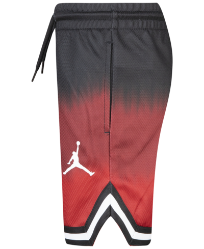 Shop Jordan Little Boys Ombre Mesh Shorts In Gym Red