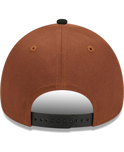 Shop New Era Men's  Brown, Black New York Giants Harvest A-frame Super Bowl Xxi 9forty Adjustable Hat In Brown,black