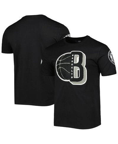 Pro Standard Black Brooklyn Nets Mash Up Capsule T-shirt In Black