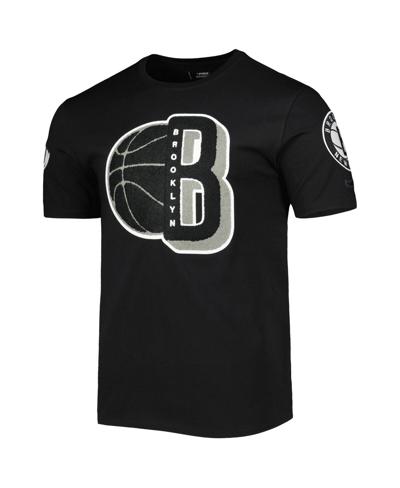 Pro Standard Black Brooklyn Nets Mash Up Capsule T-shirt In Black