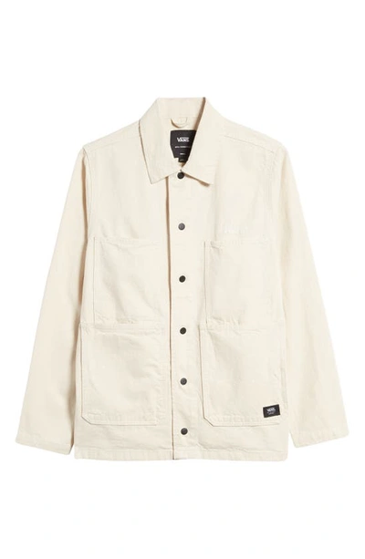 Vans Hickory Stripe Drill Chore Coat In Natural