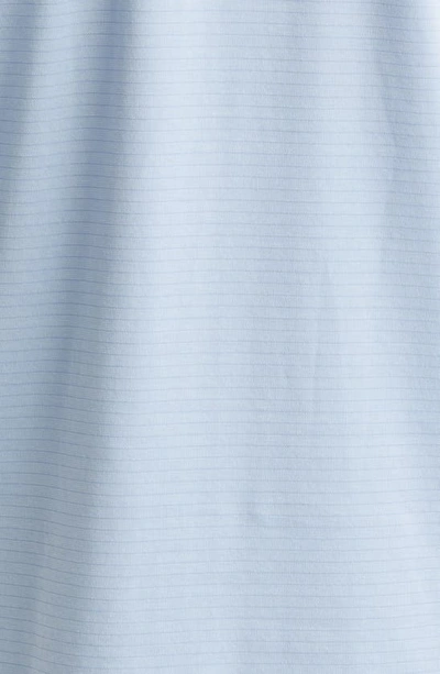 Travis Mathew A Class Stripe Pima Cotton Blend Polo In Soft Chambray