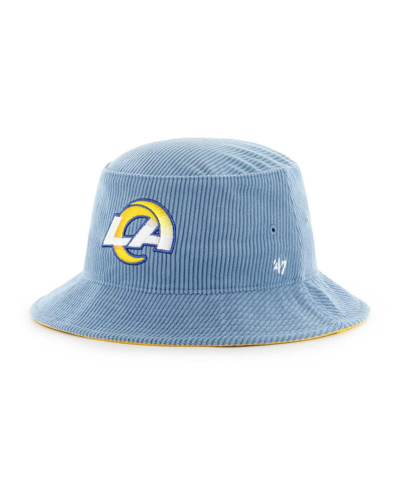 Shop 47 Brand Men's ' Powder Blue Los Angeles Rams Thick Cord Bucket Hat