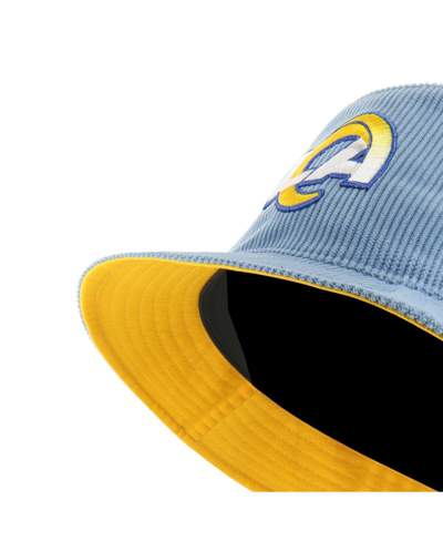 Shop 47 Brand Men's ' Powder Blue Los Angeles Rams Thick Cord Bucket Hat